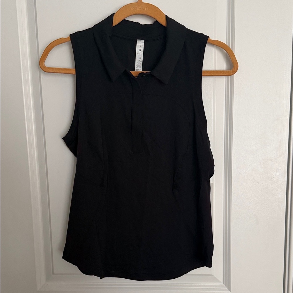 Lululemon Athletica Black Sleeveless Blouse
